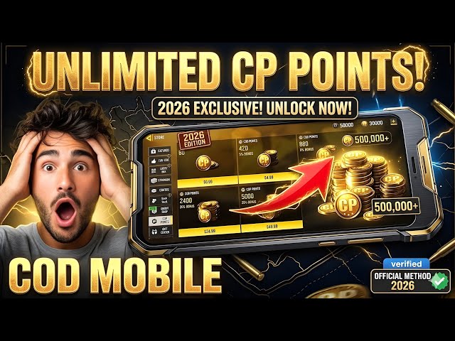 How to get FREE CP in CODM 2026 🔥 10,000 Free COD Points (UNLIMITED CP POINTS!😍)