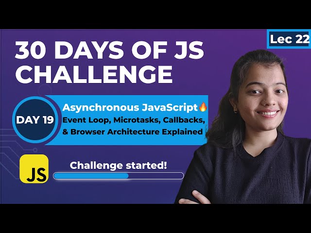 JavaScript Asynchronous🔥| Event Loop, Microtasks, Callbacks, Timers & Browser Architecture Explained