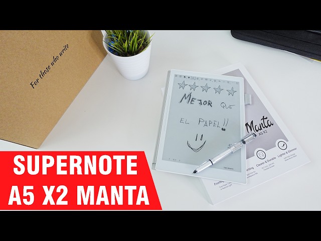 SUPERNOTE A5 X2 Manta Review with UNBOXING - The MOST COMPLETE review of the most desired e-ink t...