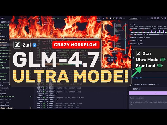 GLM-4.7 + KingMode + Frontend Skill: This SIMPLE TRICK makes GLM-4.7 - A BEAST!