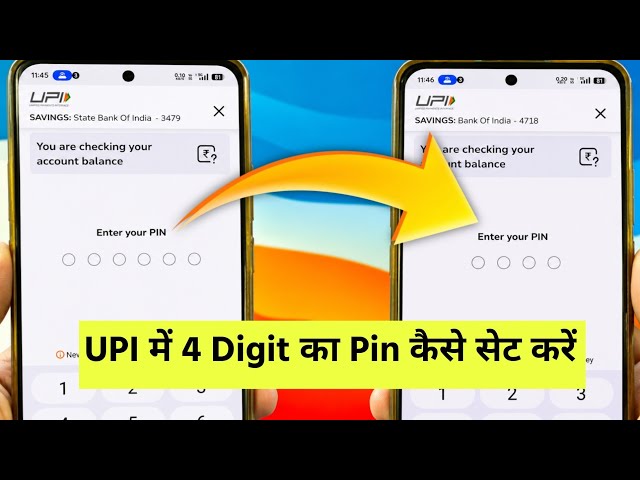 How to change UPI PIN from 6 digits to 4 digits | How to set 4-digit UPI PIN in PhonePe