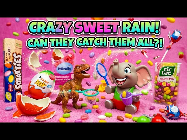 ASMR Candy Mukbang 🎤🍫🍬 Tic Tac Fruity Mix, Smarties & Minecraft Toys! | فتح حلويات ممتع🍭🧁