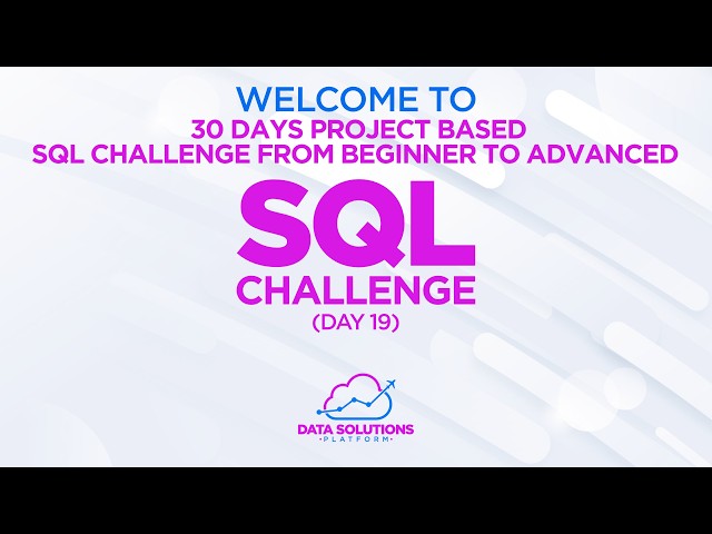 Day 19 SQL Challenge | CTE – EXCEPT vs INTERSECT Fully Explained | 30‑Day SQL Project Series