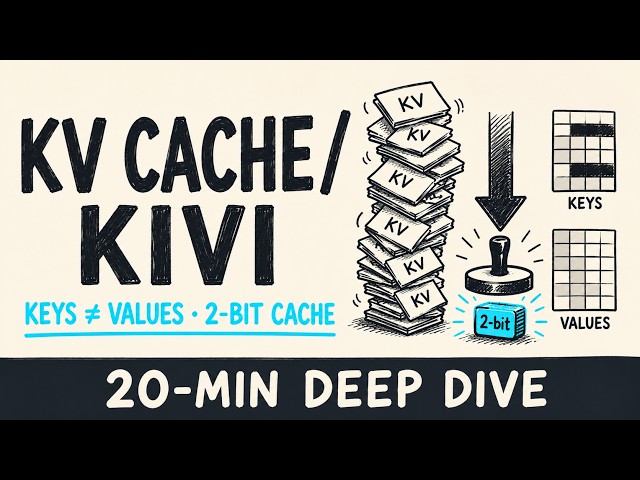 KV Cache / KIVI from Scratch: 2-Bit KV Cache Without Retraining