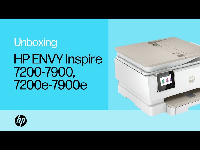 Unbox and Set Up HP ENVY Inspire 7200, 7200e, 7900, 7900e AiO Printers | HP Printers | @HPSupport