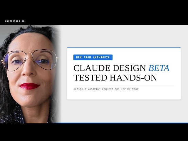 CLAUDE DESIGN BETA / TESTED HANDS-ON