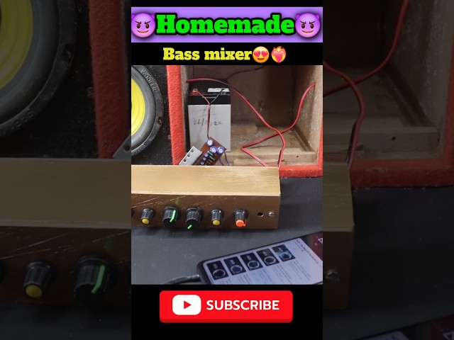 How to make Mini bass mixer 😱😍❤️#shortsfeed​​​ #trending​​​ #viralvideo