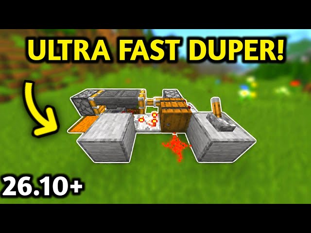 NEW AUTO DUPLICATION GLITCH in Minecraft Bedrock! (26.10+)