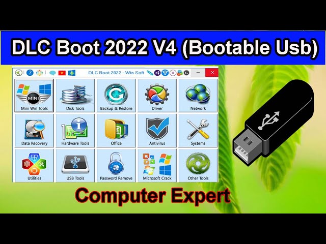 #75 DLC Boot 2022 V4 | Create Bootable USB 2022 | Computer Expert