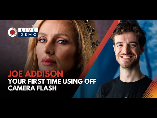"Your First Time Using Off Camera Flash" Live Photography and Lighting Demo with Joe Addison!