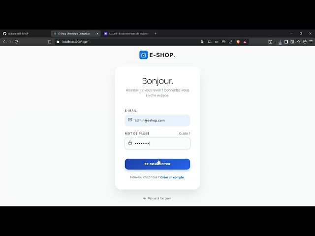 E-Shop — Full Stack E-Commerce App | Spring Boot, React, MySQL, Docker, Stripe