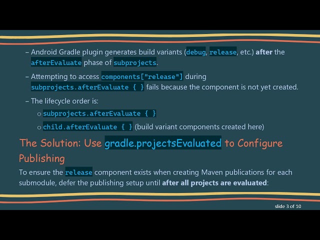 Fixing release Component Not Found in Kotlin Android Multi-Module Maven Publishing