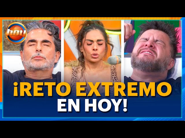 The hosts of Hoy accept the ICE BATH CHALLENGE and here's how they reacted | Hoy Program