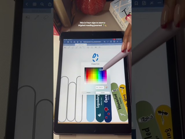 Digital Reading Journal 2025 | Book Review Journal | IPad Tips 📚