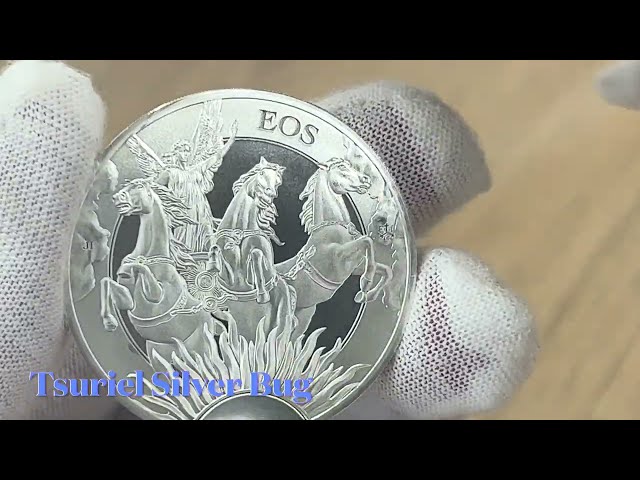 2023 St. Helena 1 oz Silver Goddesses: Eos and the Horses coin BU