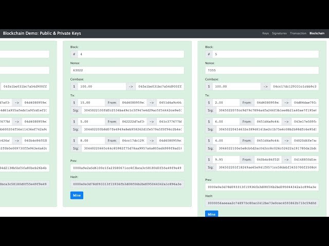 Blockchain 101 - Part 2 - Public / Private Keys and Signing