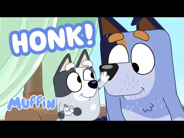 Honk! 😂 | Dad's Nose Makes a Funny Sound 👃 🪿 | Muffin - Official Channel