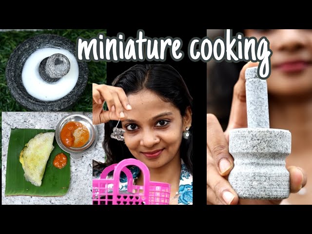 🤩Full video - Miniature Cooking - Masala dosa !!☀️