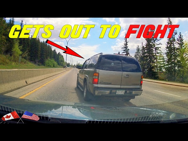RAGE-BAITING THE TAILGATER ENDS AS EXPECTED