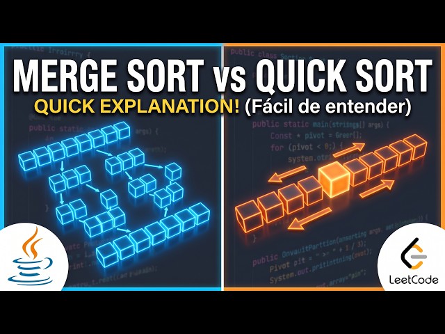 Merge Sort e Quick Sort SEM COMPLICAR #algoritmos #programação #leetcode
