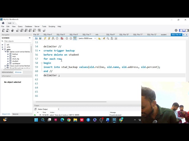 Before Trigger In SQL