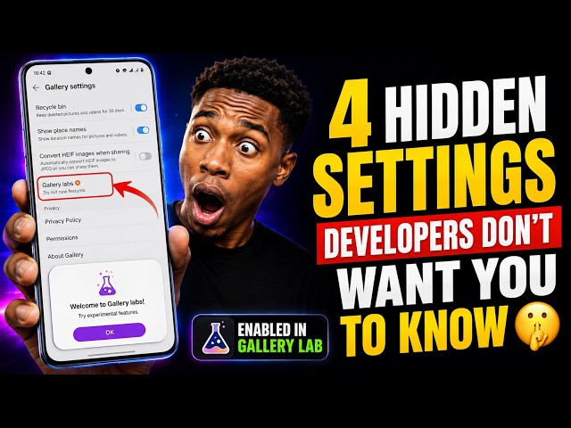 4 Hidden Settings Developers Don't Want You to Know | Secret Android Features