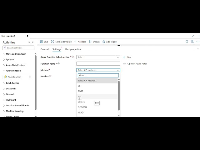 Azure Functions Activity | Azure Data Factory | ADF