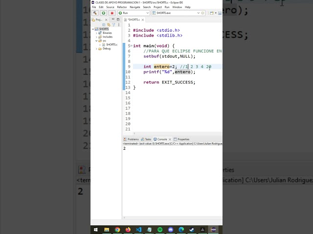 #shorts APRENDIENDO A USAR EL PRINTF