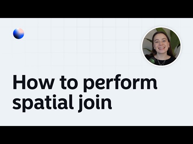 How to perform spatial join