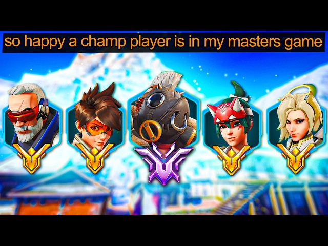 What a Champion SMURF looks like in a Masters lobby! | Overwatch