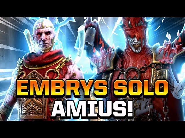 Cómo EMBRYS destruye al jefe AMIUS en solitario: guía completa y configuración | Servidor de prue...