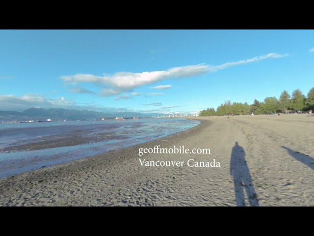 Golden Hour at Beautiful Locarno Beach in Vancouver BC Canada - VR 180 3D Vuze XR