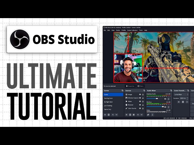 How To Use OBS Studio (2026) Full Tutorial for Beginners