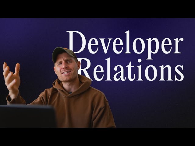 How I think about Developer Relations