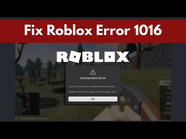 How To Fix Roblox Error 1016 | Roblox Not Working | Origin DNS Error