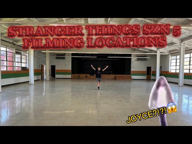 SNEAKING ONTO Stranger Things SEASON 5 FILM LOCATIONS 😱