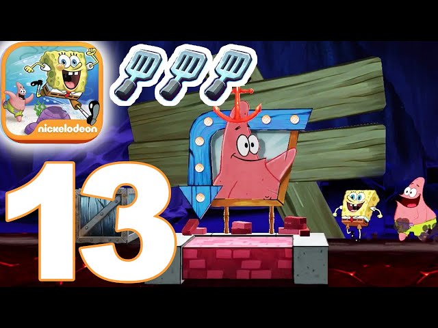 SpongeBob Patty Pursuit - All Rocky Bottom Spatulas Locations Walkthrough Video (iOS Android)