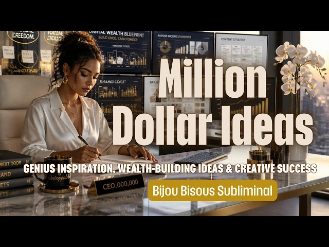 Million Dollar Ideas Subliminal | Genius Inspiration, Wealth Building Ideas & Creative Success