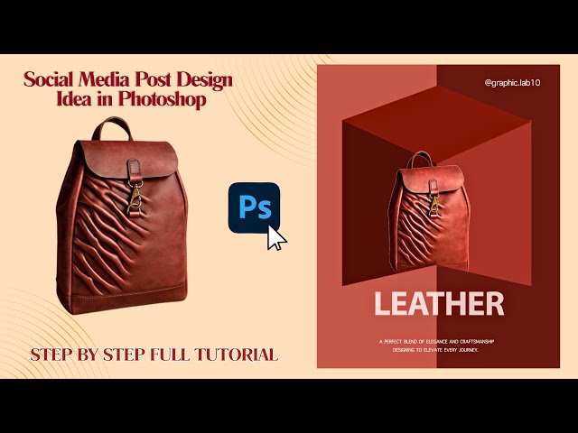 How to Create a Premium Social Media Post Design in Photoshop | Step-by-Step Tutorial.