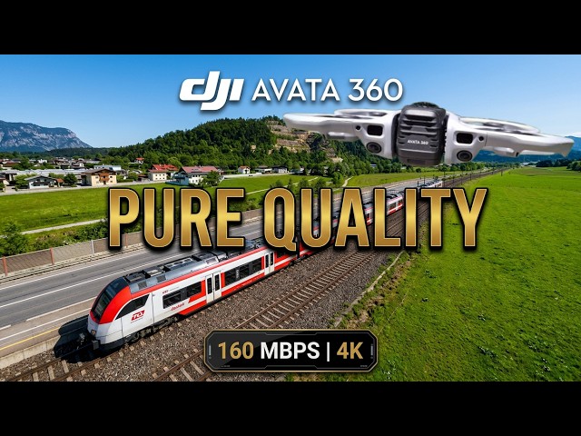 dji Avata 360: Pure Cinematic Quality 🎦at True 160 Mbps! Settings ⚙️ in the caption