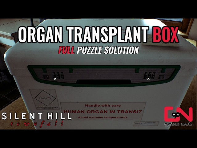 Silent Hill Townfall Organ Transport Box Code & Full Puzzle solution flashlight, Power Energocard