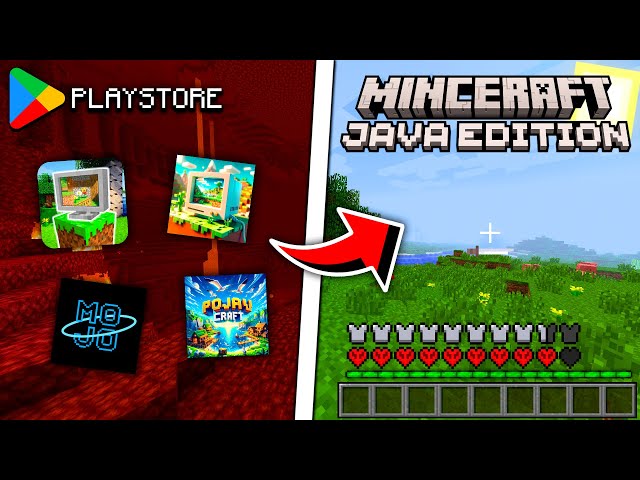 Probé 5 COPIAS De Minecraft JAVA Para CELULAR (La Ultima es la MEJOR)