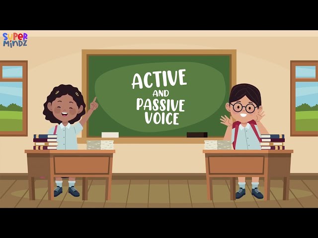 Active and passive voice | Grammar | Learn English for Kids | SuperMindz