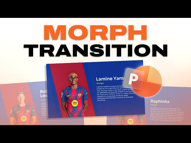 FC Barcelona Football Themed PowerPoint Design Tutorial