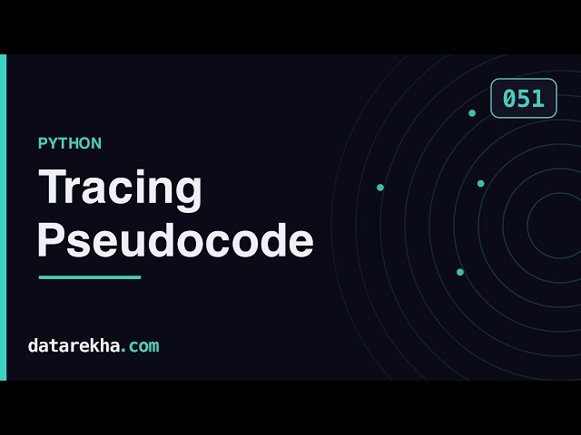 Tracing Pseudocode — Visual Guide + Solved Problems | GATE DA | datarekha