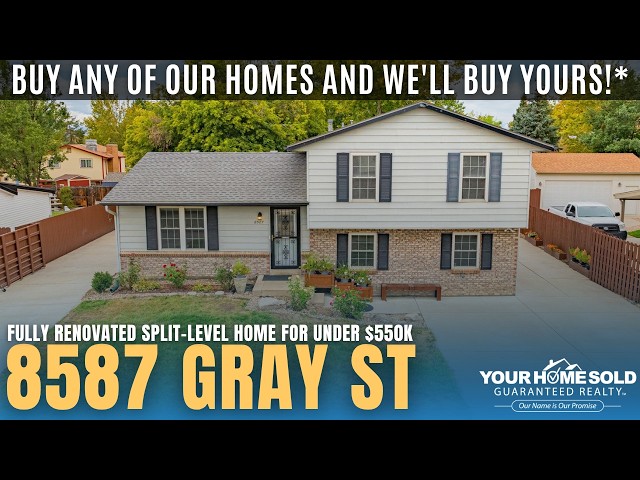 8587 Gray St, Arvada, CO 80003 | Fully Renovated Split-level Home for Under $550K