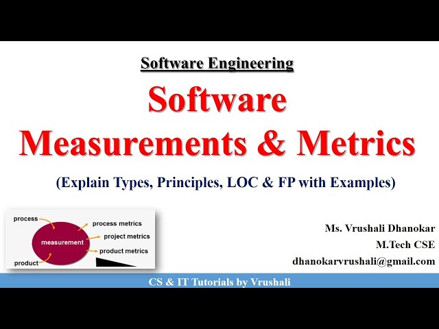 SE 33: Software Measurements & Metrics | LOC | FP with Examples  #softwareengineering