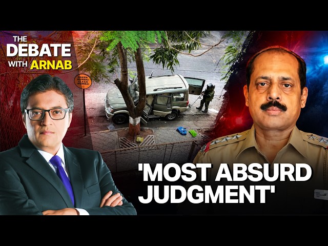 'It's A Cover-Up': Top Lawyers Slam Sachin Vaze Bail | Who Wants Vaze Out? | Debate With Arnab