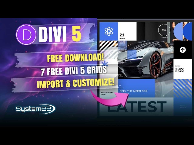 Divi 5 Free Download: 7 Stunning Square Grid Layouts You NEED to Try!