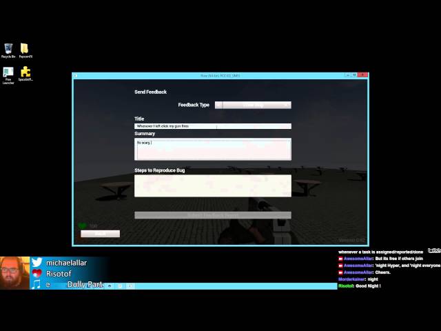 Pow Dev. Progress 3 1/2/2015 In-Game JIRA Feedback Reporting